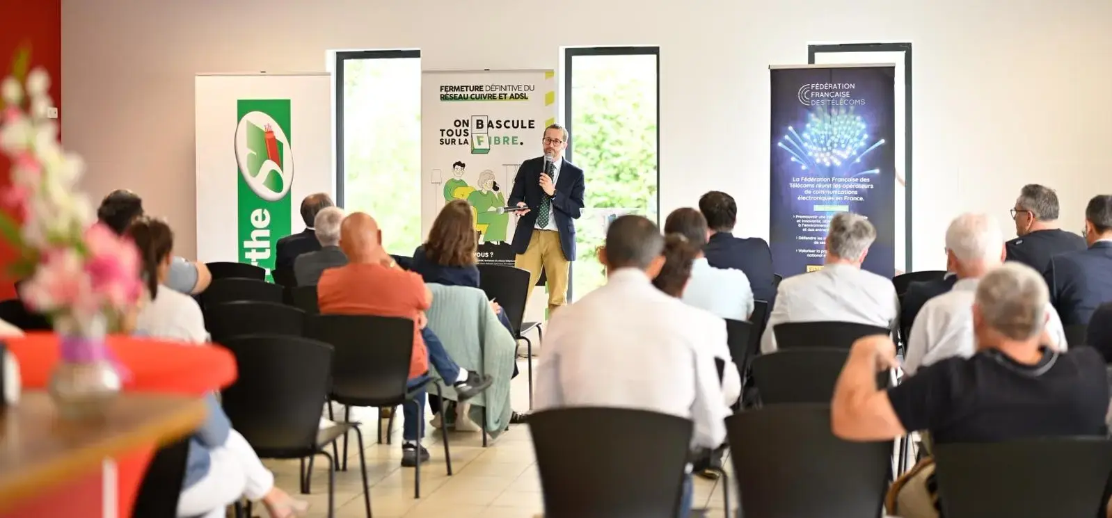 Réunion d'information en Sarthe sur la fermeture du réseau cuivre et le passage à la fibre