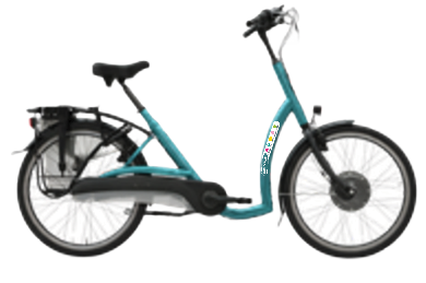 Vélo à assistance électrique à assise basse